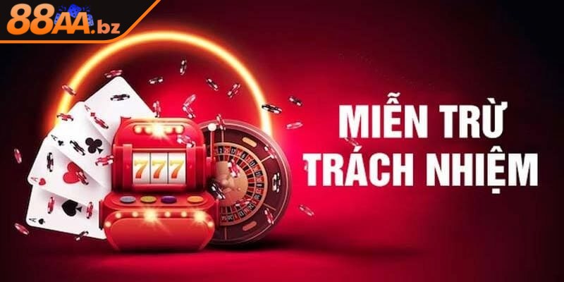 Nhà cái miễn trách nhiệm bồi thường với hành vi sai phạm
